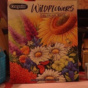 Crayola Wildflowers Coloring Book with Vibrant Hues